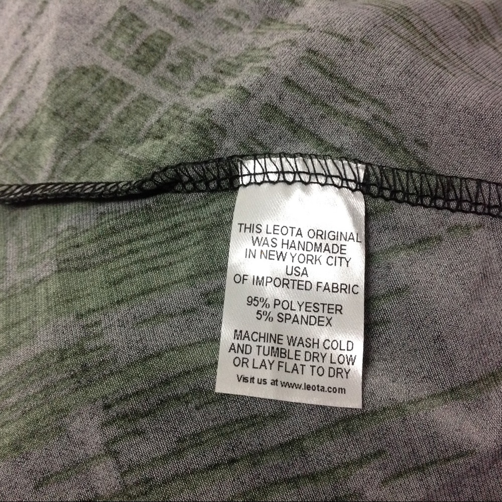 Stitch Fix Leota Womens Fit Flare Dress Belted Green Black Stretch 2XL New - Picture 5 of 6